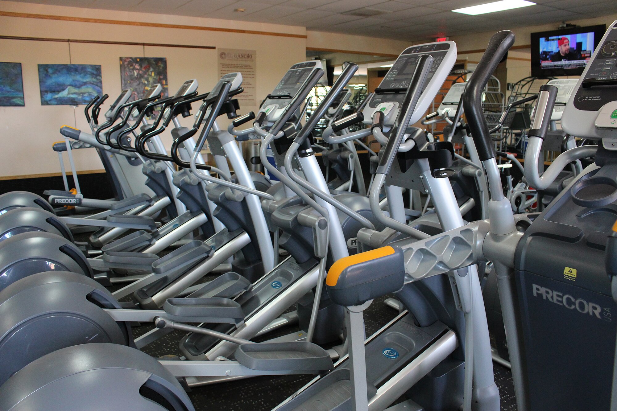 Elliptical machines at El Gancho